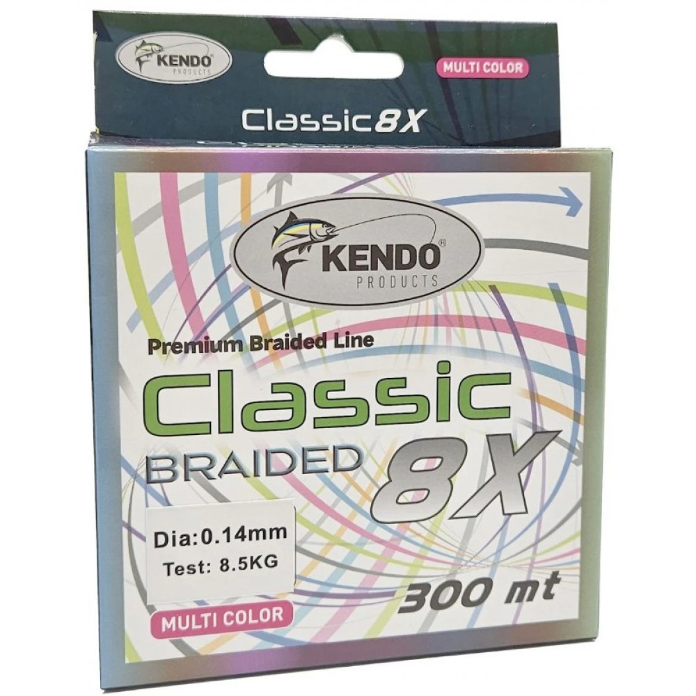 Kendo Classic 8X 300m Multicolor Örgü İp